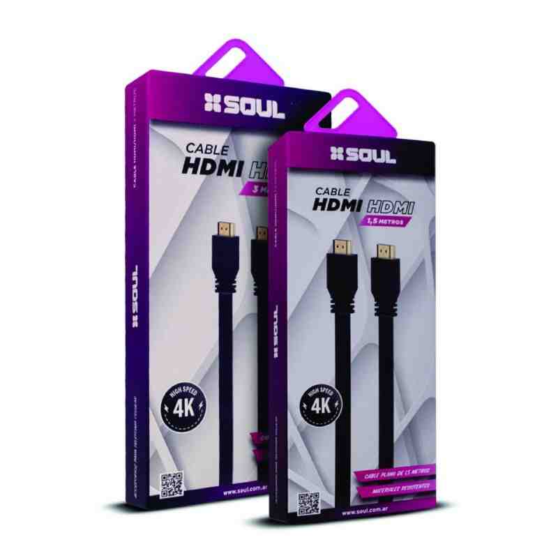 CABLE SOUL HDMI 1.5 MTRS HDMI-P01